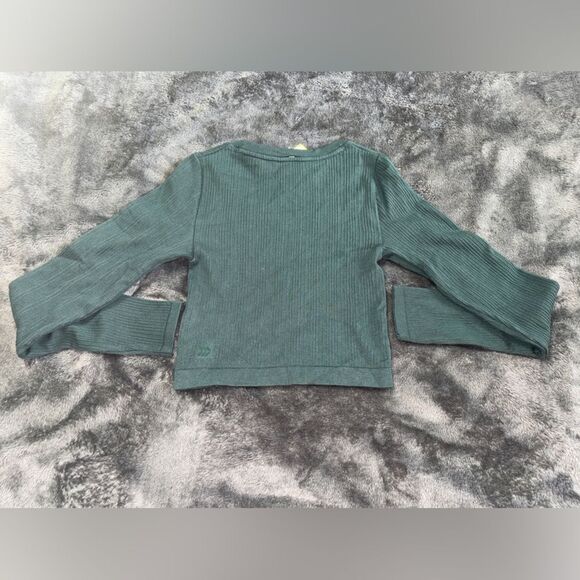 Nwt all in motion XS dark green modal rib seamless long sleeve shirt - Picture 5 of 5